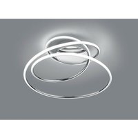 Iperbriko - Vortice Design Deckenleuchte Chrom Led Dimmer 4000k Bologna Trio Beleuchtung von IPERBRIKO