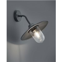 Wandleuchte 1xE27 Brenta Anthrazit Glas Diffusor IP44 Trio Lighting von IPERBRIKO