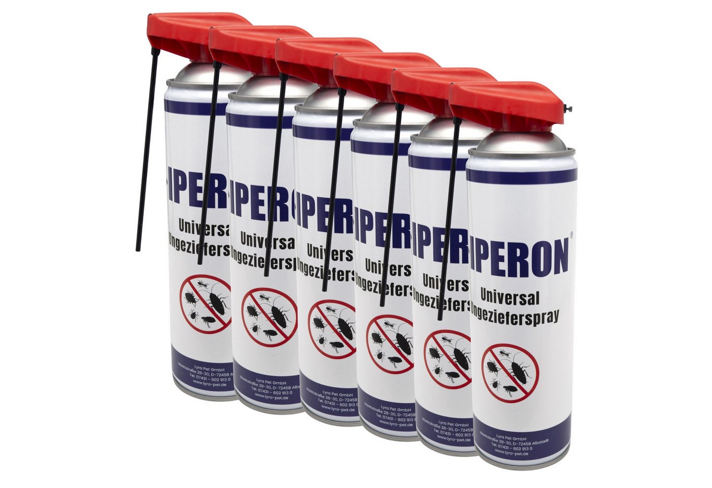 IPERON Insektenspray 6 x 500 ml IPERON® Universal Ungezieferspray, 3 l, 3000 ml von IPERON