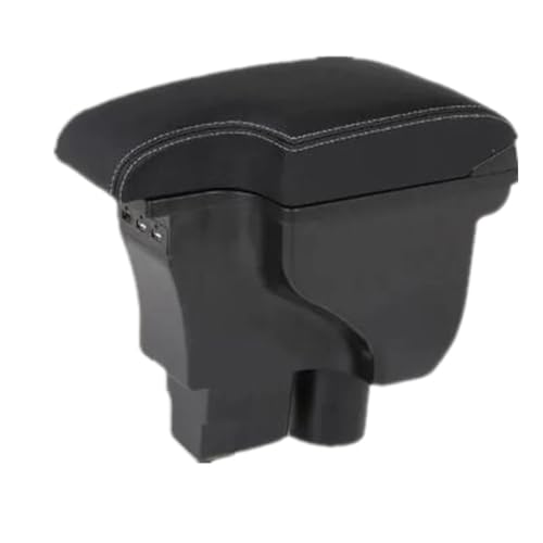 IPEVMLZ Für C&hevrolet Für Sail 3 Armlehnenbox Für Sail 3 Für Aveo Auto Armlehnenbox Nachrüst Aufbewahrungsbox(A3 leather 3usb) von IPEVMLZ