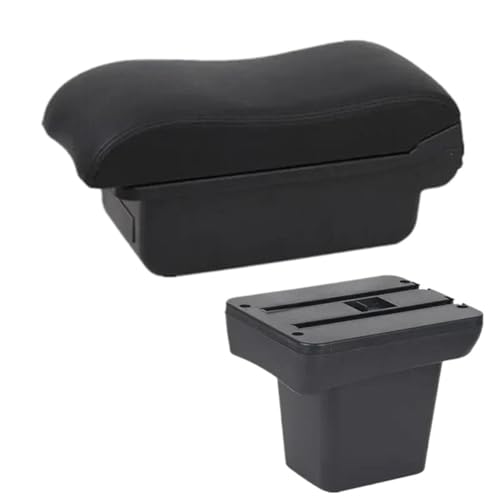 IPEVMLZ Für Freelander Für Frelender 2 2006 2007 2008 2009 2010 2011 2012 Zentrale Aufbewahrung Aufbewahrungsbox(Eine schwarze Linie Kein USB) von IPEVMLZ