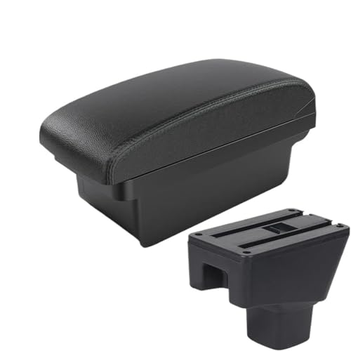 IPEVMLZ Für Suzuki SX4 Autoarmlehne Innenraummodifikation Armlehnenbox Auto Aufbewahrungsbox Autoausstattung Innenausstattungdetails USB(A2 schwarze Linie Kein USB) von IPEVMLZ