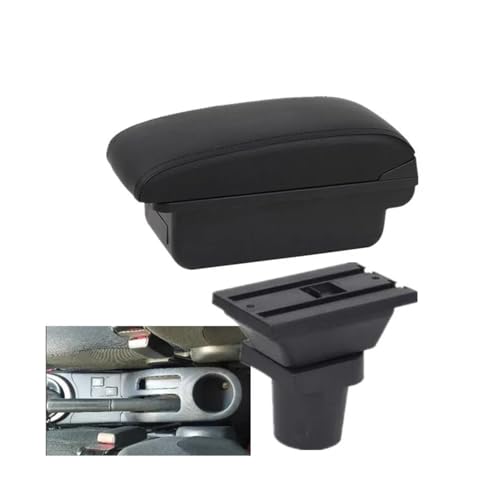 IPEVMLZ Für Toyota Für Urban Cruiser Armlehnenbox Für Ist Armlehnenbox Mittelkonsolenfach(A1 Schwarze Linie KEIN USB) von IPEVMLZ