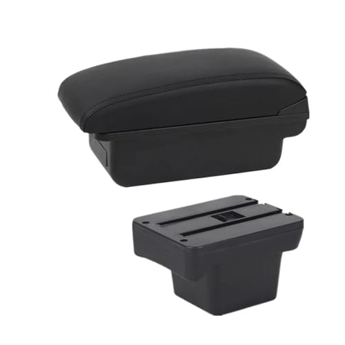 IPEVMLZ Für VW Für Caddy 5 2024 Armaturenbrett-Box Armaturenbrett-Ablagebox Aufbewahrungsbox Innenraum-Nachrüstung(A1 Schwarze Linie KEIN USB) von IPEVMLZ