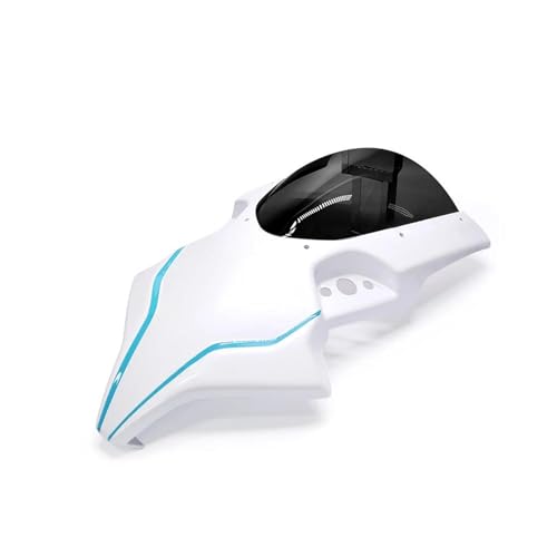 IPEVMLZ Motorrad-Windschutzscheibe Vergrößerte Windschutzscheibe Modifizierte Frontscheibe Windabweiser Sportscheibe Für CF450SR 450SR 2022 2023 2024 2025(Weiss) von IPEVMLZ