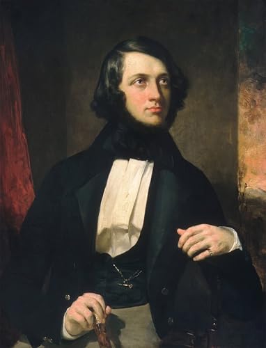 IPLUPJDY Berühmte Gemälde Gemälde Kunst Bilder Kunstdruck Leinwand Alexander Van Rensselaer von George Peter Alexander Healy Abstrakte Leinwandbilder für Wohnzimmer-Dekor 60x90cm von IPLUPJDY