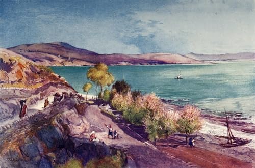 IPLUPJDY Berühmte Gemälde Gemälde Kunst Bilder Kunstdruck Leinwand Der See Genezareth mit Blick nach von Tiberias von Fulleylove Abstrakte Leinwandbilder für Wohnzimmer-Dekor 60x90cm IPLUPJDY Berühmte Gemälde Gemälde Kunst Bilder Kunstdruck Leinwand Der See Genezareth mit Blick nach von Tiberias von Fulleylove Abstrakte Leinwandbilder für Wohnzimmer-Dekor 60x90cm von IPLUPJDY