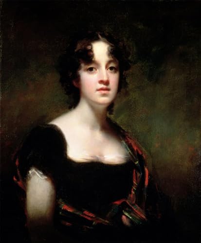 IPLUPJDY Berühmte Gemälde Gemälde Kunst Bilder Kunstdruck Leinwand Frau Farquarson von Finzean von Henry Raeburn Abstrakte Leinwandbilder für Wohnzimmer-Dekor 60x90cm von IPLUPJDY