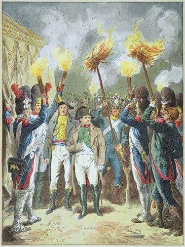 IPLUPJDY Berühmte Gemälde Gemälde Kunst Bilder Kunstdruck Leinwand Kaiser Napoleon I. von Friedrich Theodor Lix gefeiert Abstrakte Leinwandbilder für Wohnzimmer-Dekor 60x90cm von IPLUPJDY