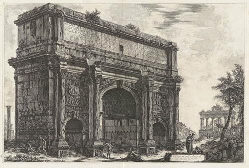 IPLUPJDY Berühmte Gemälde Gemälde Kunst Bilder Kunstdruck Leinwand Veduta von battista piranesi Abstrakte Leinwandbilder für Wohnzimmer-Dekor 60x90cm von IPLUPJDY