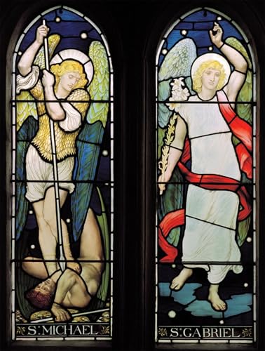 IPLUPJDY Bilder Moderne Kunst Gemälde WandgemäLde Erzengel St. Michael St. Gabriel von Henry Holiday Leinwand Malerei Poster für Wanddekoration 60x90cm IPLUPJDY Bilder Moderne Kunst Gemälde WandgemäLde Erzengel St. Michael St. Gabriel von Henry Holiday Leinwand Malerei Poster für Wanddekoration 60x90cm von IPLUPJDY