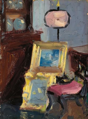 IPLUPJDY Bilder Moderne Kunst Gemälde WandgemäLde Interieur mit einem Stuhl von Campbell Boileau Cadell Leinwand Malerei Poster für Wanddekoration 60x90cm von IPLUPJDY