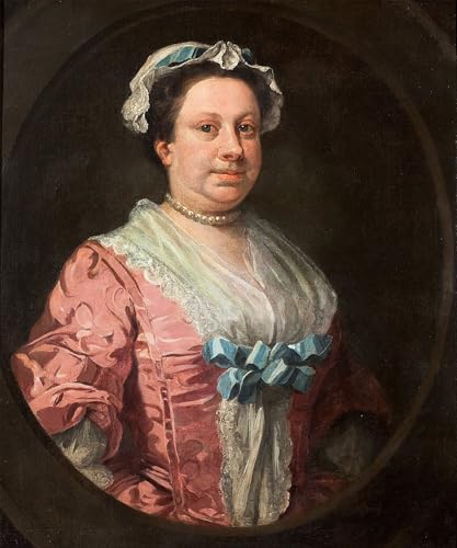 IPLUPJDY Bilder Moderne Kunst Gemälde WandgemäLde Porträt der Künstlerschwester Anne Hogarth oder Lady in Rose Taft von William Hogarth Leinwand Malerei Poster für Wanddekoration 60x90cm IPLUPJDY Bilder Moderne Kunst Gemälde WandgemäLde Porträt der Künstlerschwester Anne Hogarth oder Lady in Rose Taft von William Hogarth Leinwand Malerei Poster für Wanddekoration 60x90cm von IPLUPJDY