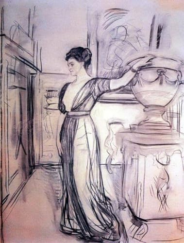 IPLUPJDY Bilder Moderne Kunst Gemälde WandgemäLde Porträt von pi scherbatova von valentin alexandrovich Serov Leinwand Malerei Poster für Wanddekoration 60x90cm IPLUPJDY Bilder Moderne Kunst Gemälde WandgemäLde Porträt von pi scherbatova von valentin alexandrovich Serov Leinwand Malerei Poster für Wanddekoration 60x90cm von IPLUPJDY
