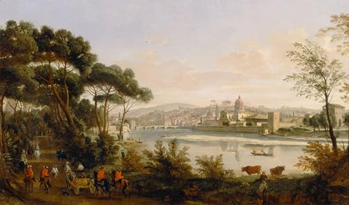 IPLUPJDY Bilder Moderne Kunst Gemälde WandgemäLde View of Florence by Gaspar Van Wittel Leinwand Malerei Poster für Wanddekoration 60x90cm IPLUPJDY Bilder Moderne Kunst Gemälde WandgemäLde View of Florence by Gaspar Van Wittel Leinwand Malerei Poster für Wanddekoration 60x90cm von IPLUPJDY
