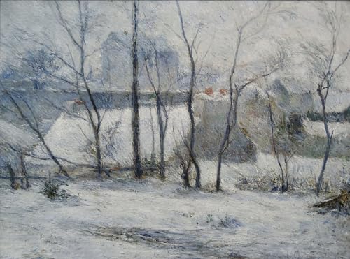IPLUPJDY Bilder Moderne Kunst Gemälde WandgemäLde Winterlandschaft von paul gauguin Leinwand Malerei Poster für Wanddekoration 60x90cm IPLUPJDY Bilder Moderne Kunst Gemälde WandgemäLde Winterlandschaft von paul gauguin Leinwand Malerei Poster für Wanddekoration 60x90cm von IPLUPJDY