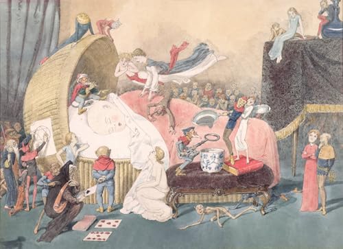 IPLUPJDY Kunstdruck Leinwand Abstrakte Leinwand Kunst Bilder Druck Wandgemälde Babys Traum von Richard Doyle Gemälde Kunst Bilder für Wanddekoration 60x90cm von IPLUPJDY