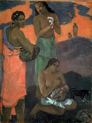 IPLUPJDY Kunstdruck Leinwand Abstrakte Leinwand Kunst Bilder Druck Wandgemälde Frauen Am Meeresufer Von Paul Gauguin Gemälde Kunst Bilder für Wanddekoration 60x90cm von IPLUPJDY
