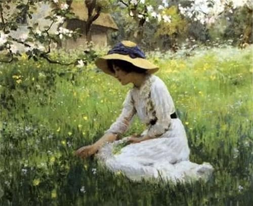 IPLUPJDY Kunstdruck Leinwand Abstrakte Leinwand Kunst Bilder Druck Wandgemälde Frühlingsblumen von arthur hacker Gemälde Kunst Bilder für Wanddekoration 60x90cm IPLUPJDY Kunstdruck Leinwand Abstrakte Leinwand Kunst Bilder Druck Wandgemälde Frühlingsblumen von arthur hacker Gemälde Kunst Bilder für Wanddekoration 60x90cm von IPLUPJDY