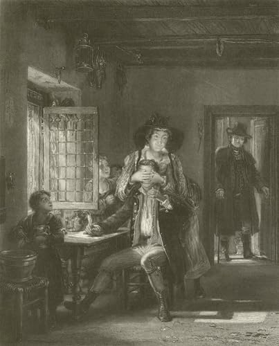 IPLUPJDY Kunstdruck Leinwand Abstrakte Leinwand Kunst Bilder Druck Wandgemälde Mein Name von David Wilkie Gemälde Kunst Bilder für Wanddekoration 60x90cm von IPLUPJDY