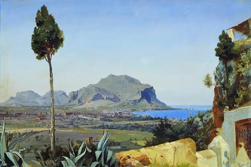 IPLUPJDY Kunstdruck Leinwand Abstrakte Leinwand Kunst Bilder Druck Wandgemälde Palermo von fedor Andreevich Bronnikov Gemälde Kunst Bilder für Wanddekoration 60x90cm von IPLUPJDY