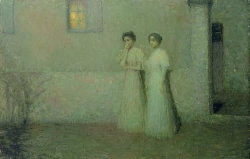 IPLUPJDY Kunstdruck Leinwand Abstrakte Leinwand Kunst Bilder Druck Wandgemälde Süße Nacht von Henri Eugene Augustin Le Sidaner Gemälde Kunst Bilder für Wanddekoration 60x90cm IPLUPJDY Kunstdruck Leinwand Abstrakte Leinwand Kunst Bilder Druck Wandgemälde Süße Nacht von Henri Eugene Augustin Le Sidaner Gemälde Kunst Bilder für Wanddekoration 60x90cm von IPLUPJDY