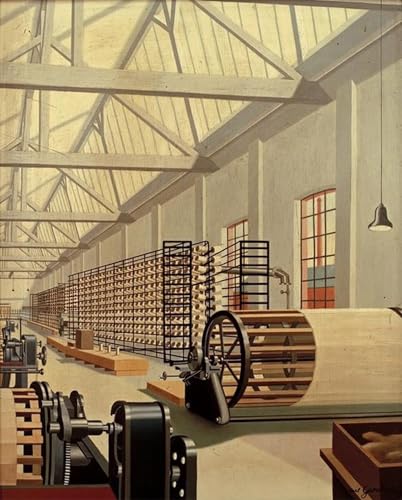 IPLUPJDY Kunstdruck Leinwand Abstrakte Leinwand Kunst Bilder Druck Wandgemälde Vorbereitungssaal von Carl Grossberg Gemälde Kunst Bilder für Wanddekoration 60x90cm von IPLUPJDY