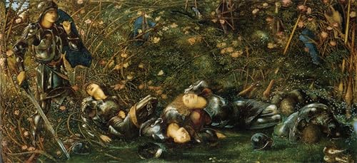 IPLUPJDY Kunstdruck Leinwand Bilder Moderne Druck Leinwand Malerei Die briar rose i das briar wood von edward burne jones Leinwanddruck Malerei für Wanddekoration 60x90cm von IPLUPJDY