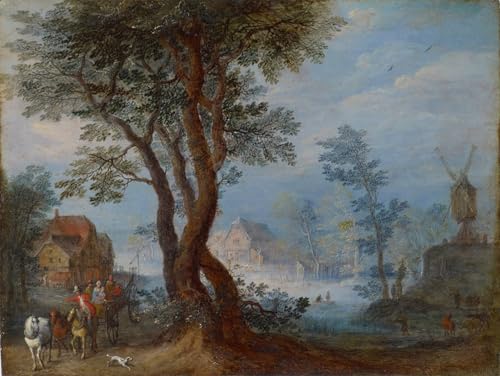 IPLUPJDY Kunstdruck Leinwand Bilder Moderne Druck Leinwand Malerei Dorflandschaft Mit Figuren Von Jan Dem Älteren Brueghel Leinwanddruck Malerei für Wanddekoration 60x90cm IPLUPJDY Kunstdruck Leinwand Bilder Moderne Druck Leinwand Malerei Dorflandschaft Mit Figuren Von Jan Dem Älteren Brueghel Leinwanddruck Malerei für Wanddekoration 60x90cm von IPLUPJDY