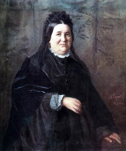 IPLUPJDY Kunstdruck Leinwand Bilder Moderne Druck Leinwand Malerei Porträt von ai kridener born ivanova Mutter des künstlers von vasily Grigorievich Perov für Wanddekoration 60x90cm IPLUPJDY Kunstdruck Leinwand Bilder Moderne Druck Leinwand Malerei Porträt von ai kridener born ivanova Mutter des künstlers von vasily Grigorievich Perov für Wanddekoration 60x90cm von IPLUPJDY