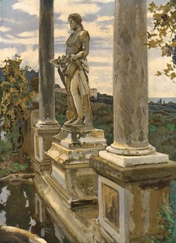 IPLUPJDY Kunstdruck Leinwand Bilder Moderne Druck Leinwand Malerei Statue von vertumnus in frascati von john singer sargent Leinwanddruck Malerei für Wanddekoration 60x90cm von IPLUPJDY