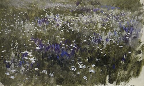 IPLUPJDY Vintage Leinwand Wandkunst Poster Bilder Leinwand Poster Druck Blühende Wiese von isaac levitan Kunst Gemälde für Heimdekoration 60x90cm von IPLUPJDY