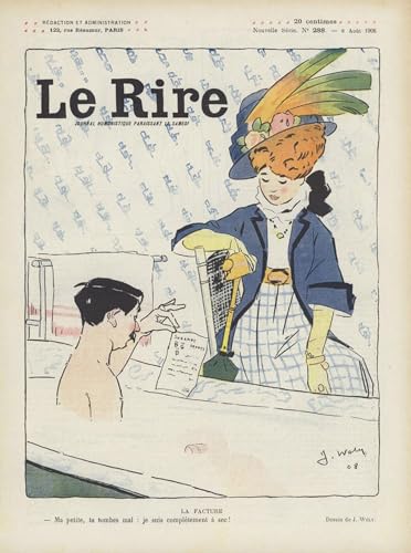 IPLUPJDY Vintage Leinwand Wandkunst Poster Bilder Leinwand Poster Druck Illustration zum Lachen von Jacques Wely Kunst Gemälde für Heimdekoration 60x90cm IPLUPJDY Vintage Leinwand Wandkunst Poster Bilder Leinwand Poster Druck Illustration zum Lachen von Jacques Wely Kunst Gemälde für Heimdekoration 60x90cm von IPLUPJDY