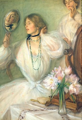IPLUPJDY Vintage Leinwand Wandkunst Poster Bilder Leinwand Poster Druck Lady Flora von Edmund Sullivan Kunst Gemälde für Heimdekoration 60x90cm IPLUPJDY Vintage Leinwand Wandkunst Poster Bilder Leinwand Poster Druck Lady Flora von Edmund Sullivan Kunst Gemälde für Heimdekoration 60x90cm von IPLUPJDY