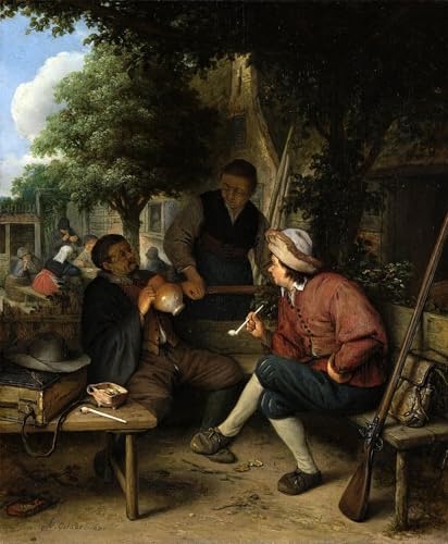 IPLUPJDY Vintage Leinwand Wandkunst Poster Bilder Leinwand Poster Druck Ruhen von Adriaen Jansz Van Ostade Kunst Gemälde für Heimdekoration 60x90cm IPLUPJDY Vintage Leinwand Wandkunst Poster Bilder Leinwand Poster Druck Ruhen von Adriaen Jansz Van Ostade Kunst Gemälde für Heimdekoration 60x90cm von IPLUPJDY