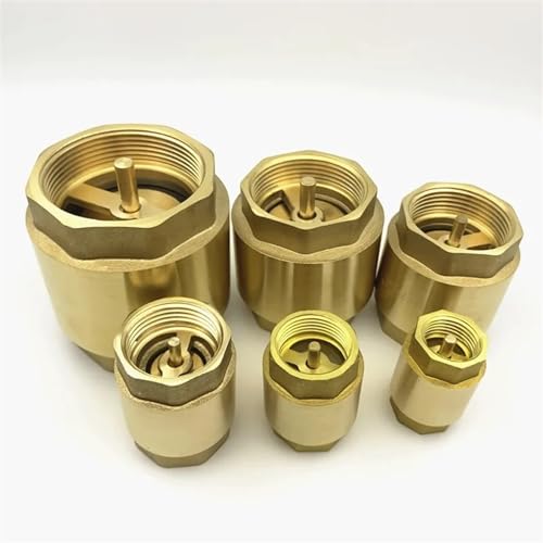 1 Stück DN32/DN40/DN50 NPT Messing Innengewinde In-Line Federrückschlagventil 40 mm Durchmesser 200WOG zur Wasserkontrolle(DN50) von IPNDKBFL
