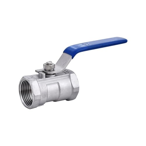 316L Edelstahl einteiliges Gewinde Kugelhahn Innengewinde Ventil Haushaltsheizung Schalter Wasserleitung 4 Punkte 6 Punkte(G1-1/2) von IPNDKBFL