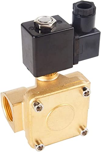 Elektrisches Magnetventil 1/4 3/8 1/2 3/4 1 Zoll Hochdruck Normalerweise geschlossen Pneumatisch for Wasser Öl Luft 12V 24V 220V 110V Nützlich(Onecolor,DN35) von IPNDKBFL