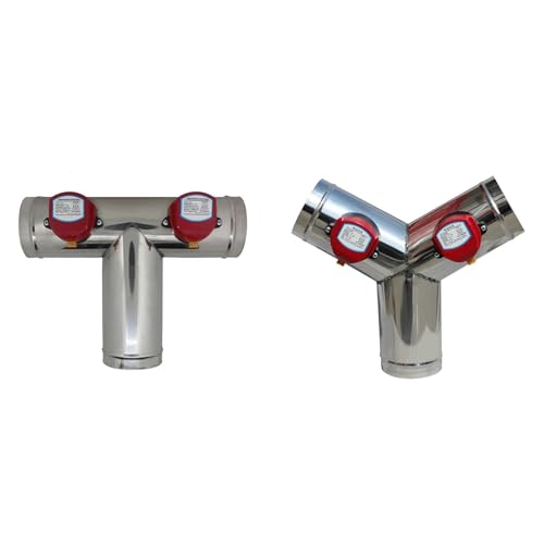 HVAC 125 mm Edelstahl-Luftdämpferventil, elektrisch motorisiertes Rückschlagventil for 5-Zoll-Kanallüftungsrohrventil 220 V 24 V 12(Y Type,AC 220V) von IPNDKBFL