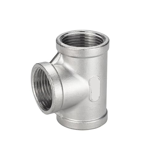IPNDKBFL 201 Edelstahl-Innendraht-T-Stück Innengewinde Gewinde gleicher Durchmesser T-Stück Sanitärzubehör 4 Minuten 6 Minuten 1 Zoll(G2) von IPNDKBFL
