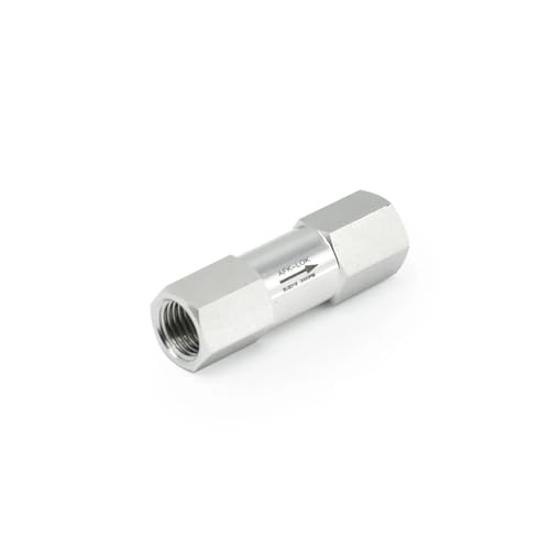 IPNDKBFL 3000PSI Rückschlagventil, Edelstahl 316 NPT Innengewinde 1/8" 1/4" 1/2" 3/4" for Gas und Flüssigkeit(0.25 Inch) von IPNDKBFL