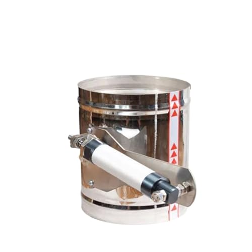 IPNDKBFL Dämpfer-Luftventil aus Edelstahl 201, motorisiertes Rückschlagventil for 3/4/5/6/8-Zoll-Rohrpneumatik(OD150MM) von IPNDKBFL