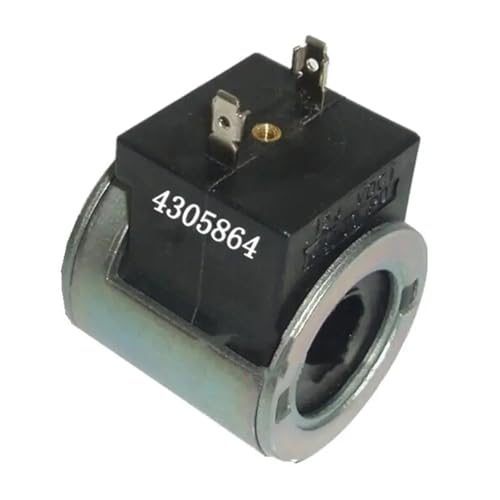 IPNDKBFL NT855 QSM11 Hydraulikpumpenwicklung 4305864 4305872 6306024 Magnetventilspule 2 Spaten 12VDC 24VDC for R305 One(4305864 24vdc Re) von IPNDKBFL