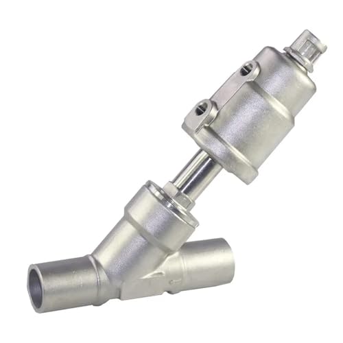 Pneumatisches Schweiß-Winkelsitzventil DN20 aus Edelstahl mit Edelstahlantrieb(Normally Closed,Double Acting) von IPNDKBFL