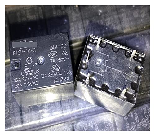 IPUDIS Neu 81 2H-1C-C 24VDC;812H-1C-C 6VDC;(4123-1c-24V/6V) Relais 5Pins Mini Relais (Size : 812H-1C-C 24VDC) von IPUDIS