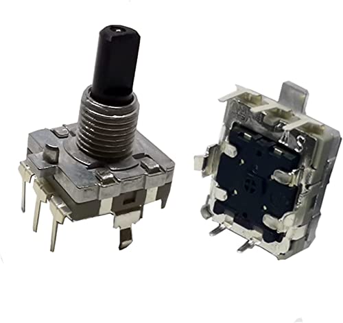 IPUDIS Schalter-Encoder 2 Stück 360-Grad-Dreh-Emcoder-Schalter EC16-Encoder Audio-Codierung 5-poliger 24-Positionen-Griff Langer 15-mm-Druckschalter IPUDIS Schalter-Encoder 2 Stück 360-Grad-Dreh-Emcoder-Schalter EC16-Encoder Audio-Codierung 5-poliger 24-Positionen-Griff Langer 15-mm-Druckschalter von IPUDIS