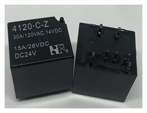 NEU 4120 -C-z dc12v;4120-C-Z DC24V;(4119-1c-7p-8mm-12v/24V-30a) Relais 7Pins Mini Relais (Size : 4120-C-Z DC24V) von IPUDIS