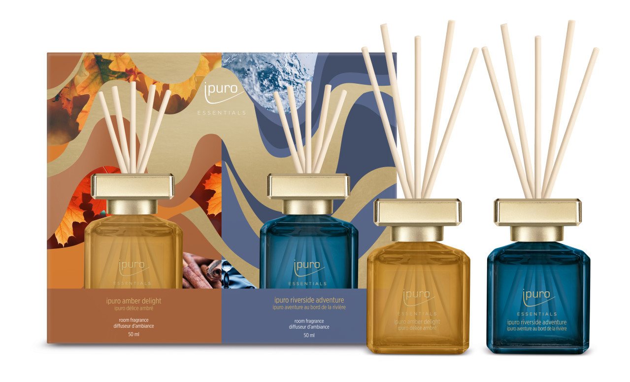 IPURO Raumduft Ipuro Raumduft Essentials amber & riverside 2 x 50 von IPURO