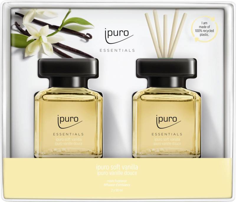 IPURO Raumduft ipuro ESSENTIALS Raumduft Set soft vanilla 2 x 50 von IPURO