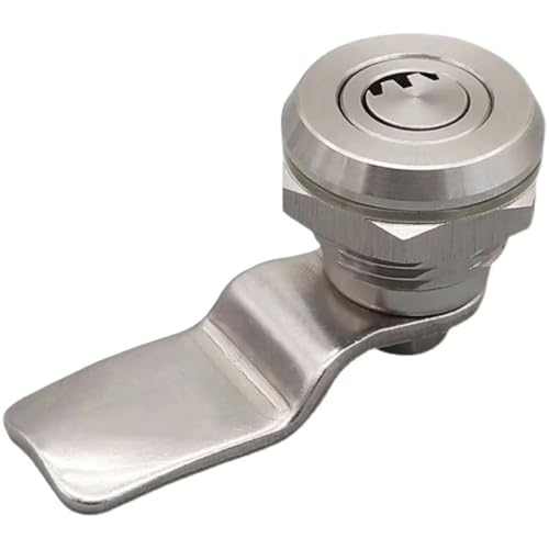 22mm Verteilung Schrank Schloss Panel 304 Edelstahl Crescent Zylinder Tür Cam MS705 1Pcs(Key-Many Open) von IPVXNNFW